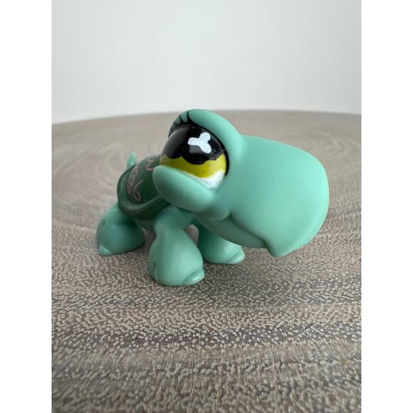 Littlest Pet Shop LPS Pink Flower Turtle #545 Target Exclusive 2006 Hasbro - Picture 1 of 6